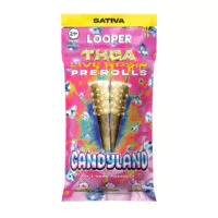 Looper THCA Live Rosin Pre-Rolls Candyland 2ct 2g