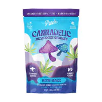 Purple Cannadelic Microdose Gummies Blue Razz 6000mg 10ct