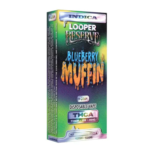 Looper Reserve THCA Disposable Blueberry Muffin 1g