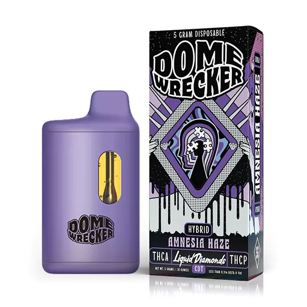 Dome Wrecker Liquid Diamonds Disposable Amnesia Haze 5g