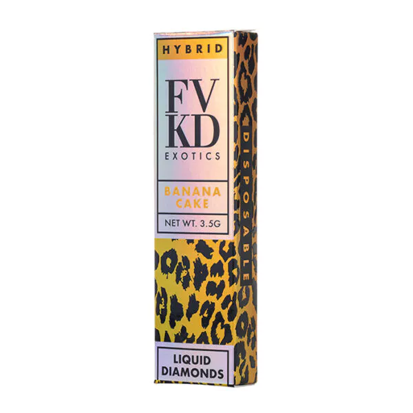 FVKD Exotics Liquid Diamonds Disposable Banana Cake 3.5g