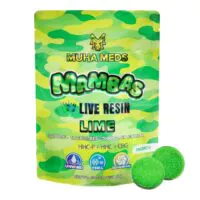 Muha Meds Live Resin Gummies Lime 3000mg 10ct